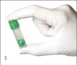Cryoinstant – Close the vial and shake Cryoinstant - Close the vial and shake