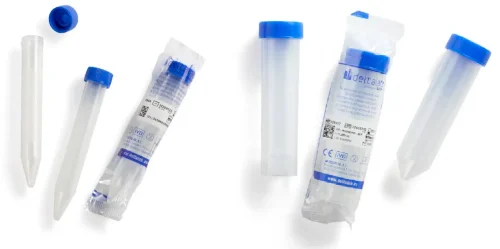 Conical bottom tube