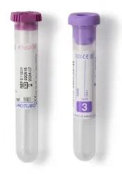EDTA : tripotassium. Rubber cap