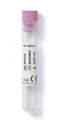 Blood-plasma. EDTA tubes : dipotassium